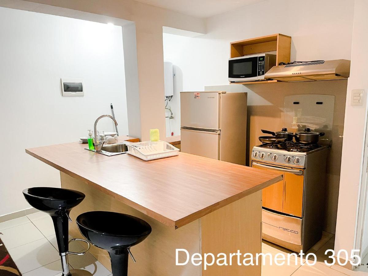 Апартаменты Departamento Monterrico Лима Экстерьер фото